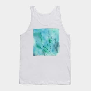 【Pattern】Turquoise-Blending Tank Top